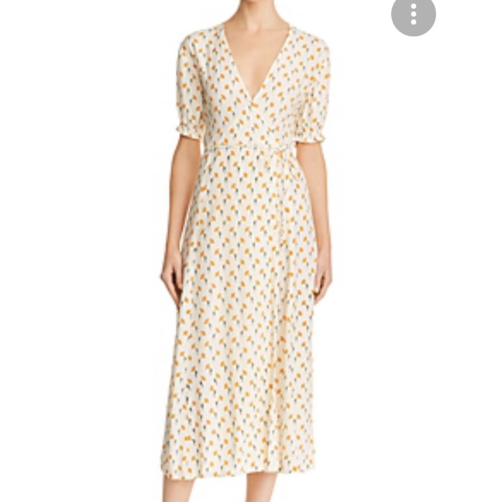 Faithfull the Brand Hana wrap dress size 6